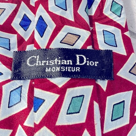 Christian Dior Silk Tie - Picture 4 of 7